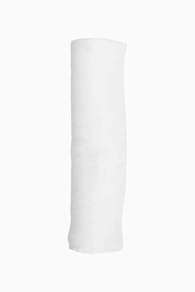 Lulujo White Bamboo Muslin Baby Swaddle Cover 120 × 120 cm - White
