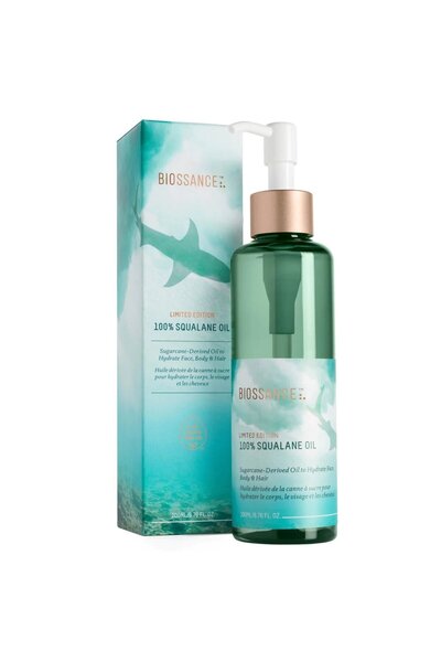 BIOSSANCE 100% Squalane Oil 200ml, Pure Herbal Moisturizer