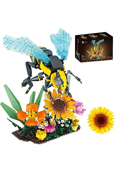 VANNMOLD Insect Collection Bee and Flowers Building Kit, 750 Pieces, Educatio...