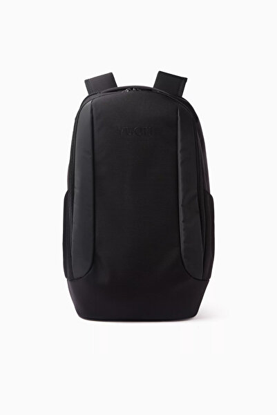 Vuori Nylon Pursuits Travel Backpack, Stylish & Functional, Toned Logo - Black
