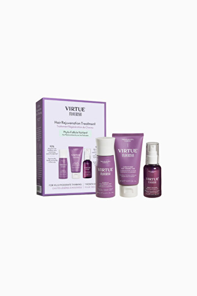 Virtue Hair Rejuvenation Treatment Renewing Hair Care Set - 3 X 60 ml