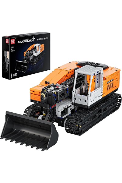 mouldking 17054 Remote Control Bulldozer Loader Building Blocks 1423 Pieces, ...