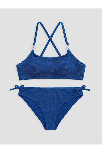 LC Waikiki Alita city: ribbed girl's bikini with beaded detail – stand out fr...