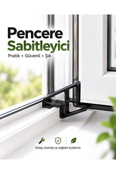 Delvos Pencere Stoperi - Pencere Açık Tutma Aparatı - Pencere Kapı Kapanma Ön...