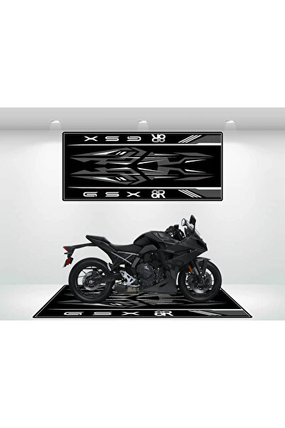 Özelleştirilebilir Motosiklet Matı - Garaj Halısı Motor Altı Pedi (100x200)