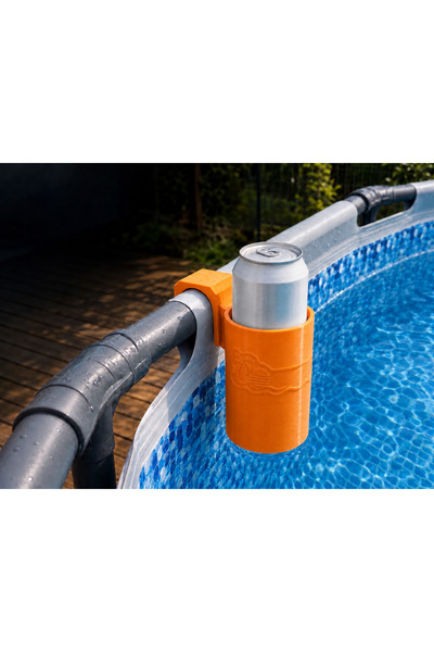 Bezos Suport pentru pahare pentru piscină cu imprimare 3D - Suport pentru bău...