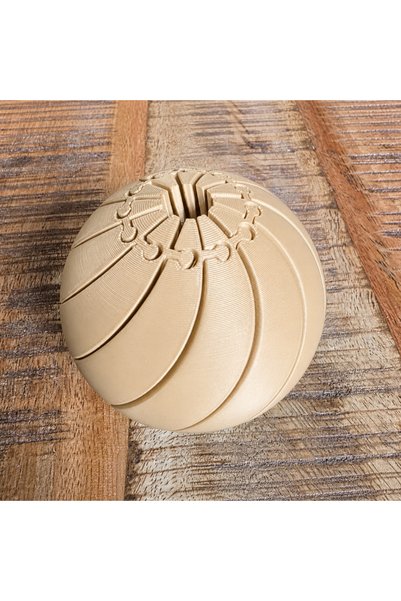 Bezos 3D Printing Stress Sphere - Expanding Mechanical Stress Sphere-Beige