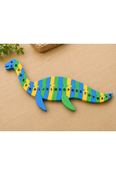 Hobibahçem 3D Printing Dinosaur-Shaped Alphabet Puzzle - A-Z Letter Matching Toy