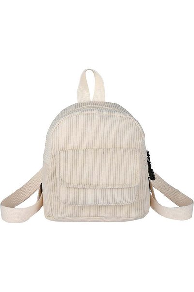 Generic Brand Rucsac mic catifea reiată, damă, mini, întâlniri/muncă, bej