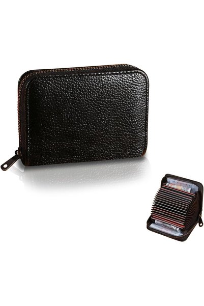 Generic Brand Card holder, men, Wallet, unisex, 18 cards/2 coins, PU, ​​accor...