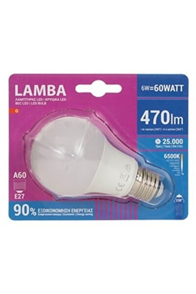 OEM Bec LED E27 6W (A60) - Lumina Alba