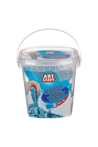 OEM Nisip Creativ in Galeata Bleu & Lopatica 400g - Kinetic Joaca, Jucarii