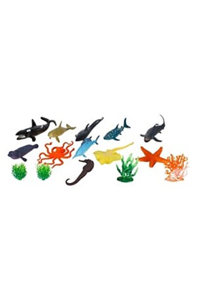 OEM Set Animale Marine din Plastic - 15buc - Figurine Value Pack, Jucarii