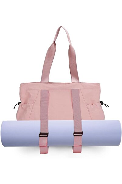 Yelajoy Women's Zipper Tote Bag, Multi Pocket Yoga Gym Bag with Adjustable Ma...