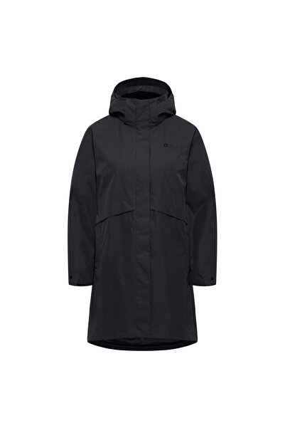 Jack Wolfskin Baylight 3in1 Kadın Siyah Outdoor Ceketi KADIN OUTDOOR CEKETİ A...