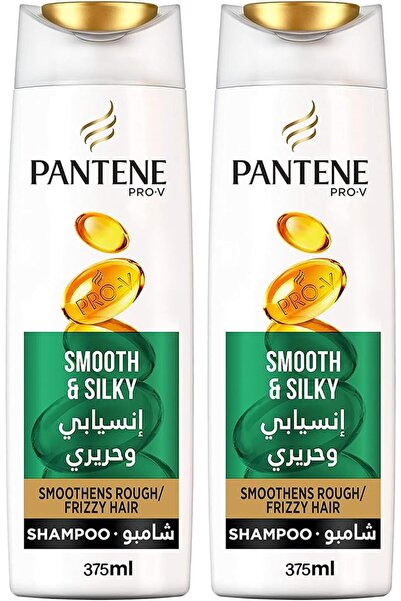 Pantene Pro-V Smooth & Silky Shampoo Value Pack 2 x 375 ml