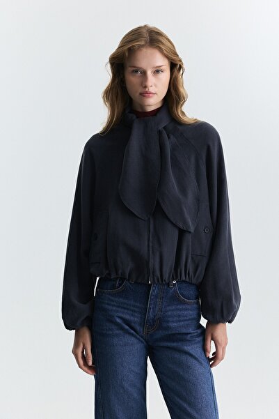 Antioch Lyocell Blended Jacket with Shawl Detail