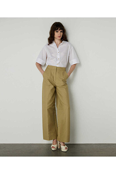 Machka ÜTÜ İZLİ WIDE LEG PANTOLON
