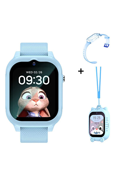 Generic Brand Ceas inteligent 4G pentru copii – Stil de purtat la gât, curele...