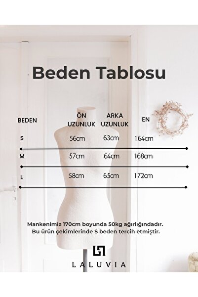 Laluvia Bej Şifon Gömlek - 70253