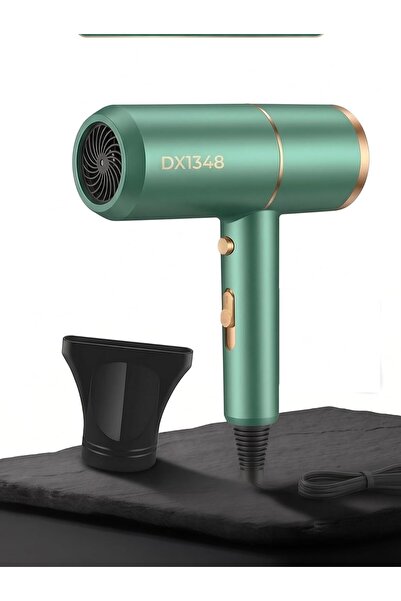 Generic Hair Dryer DX1348 with Blowing Nozzle, Black
