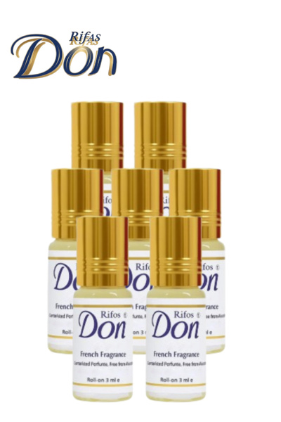 Rifas Don 7 قطع عطر مركز بعبوة دوارة 3 مل