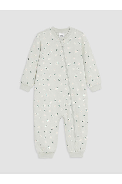 LC Waikiki Green Crew Neck Baby Girl Sleeping Bag