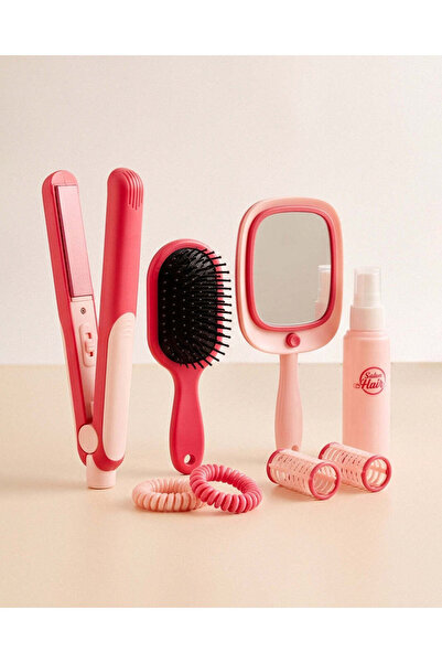 REDTAG Pink Pretend Hair Styling Set (12 Piece)