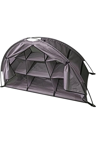 Zerodis Camping Storage 9 Shelf Folding Storage Cabinet Large Capacity Tent S...