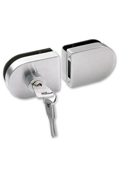Kale Kilit Kale Kd-070/20-128 Glass Door Lock with Double Wing Cylinder