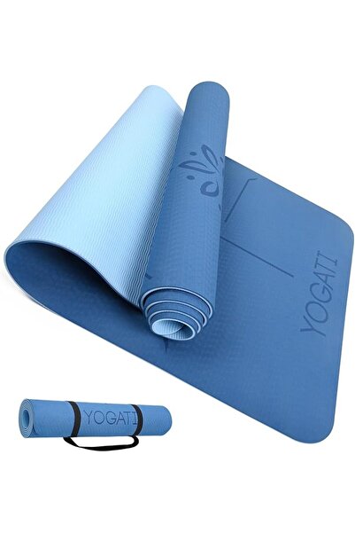 Yogatime YOGATI Yoga mats for home workout. Non slip yoga mat with strap. Thi...