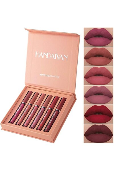 MarlaMall 6-Piece Lip Gloss Set, Long-Lasting Waterproof Non-Stick Lipstick, ...