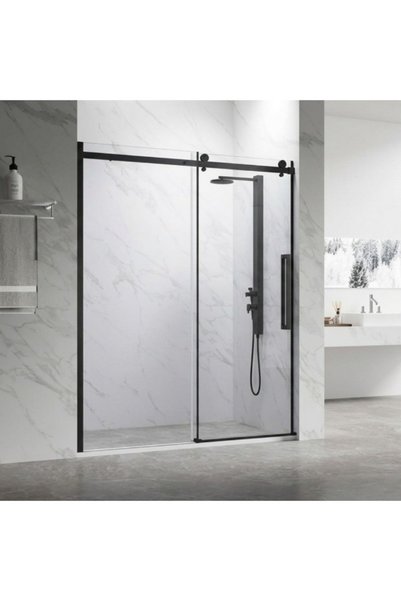 Aqua Drops باب دش منزلق بتصميم أنيق عالي الجودة مقاس 120 × 200 سم