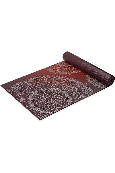 GENERAL Gaiam Yoga Mat - Premium 6mm Print Extra Thick Non Slip Exercise & Fi...