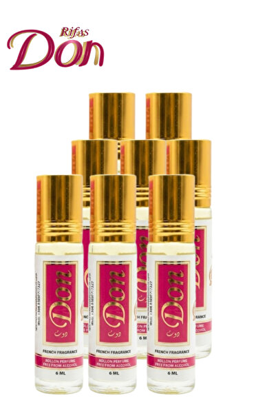 Rifas Don 8 قطع عطر فرنسي رول أون 6 مل