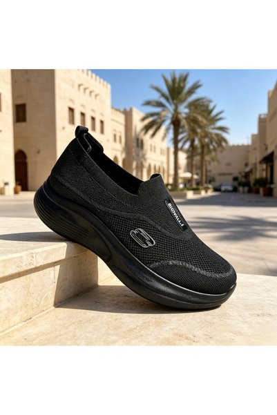 WUXIAO MALL أحذية رياضية رجالية سهلة الارتداء، ذات سطح شبكي مسامي، أحذية رياض...
