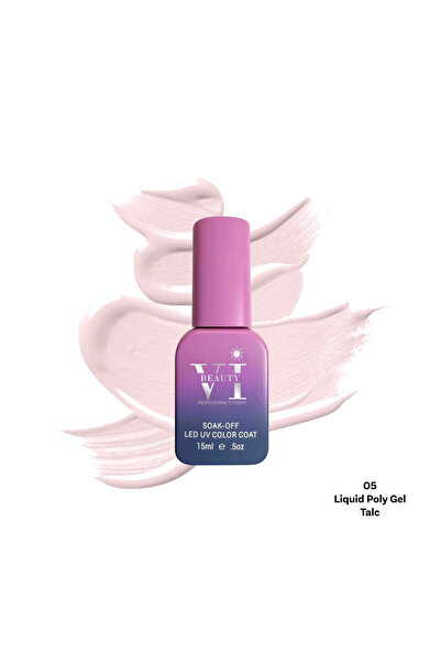BEAUTY VI Υγρό Πολυτζέλ 05 Τάλκ 15ml