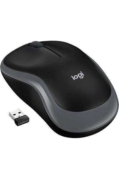 GENERAL فأرة لاسلكية لوجيتك M185، تردد 2.4 جيجاهرتز مع مستقبل USB نانو، عمر ب...