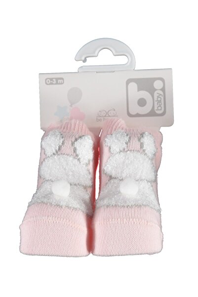 Bibaby Καλτσάκια bebe Little Bunny - Ροζ