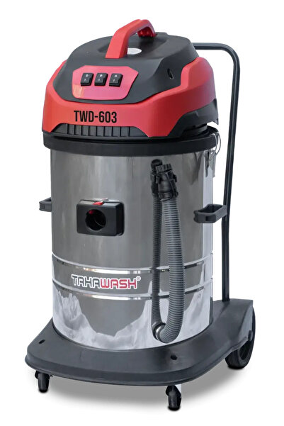 TAHAWASH Sanayi Tipi Üç Motorlu 60 Litre Süpürge - TWD-603-Y