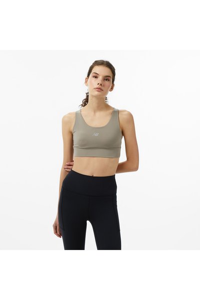 New Balance Wnb1534 Beige Women's Sports Bra