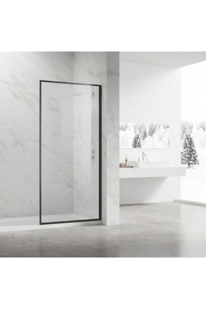 Aqua Drops لوحة جانبية للدش بتصميم أنيق عالي الجودة مقاس 100 × 200 سم