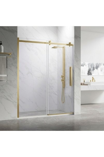 Aqua Drops باب دش منزلق بتصميم أنيق عالي الجودة مقاس 150 × 200 سم