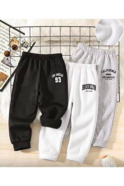 MORNİNG KİDS Girl-Boy Child 3-Pack Brooklyn Los Angeles93 California Printed ...