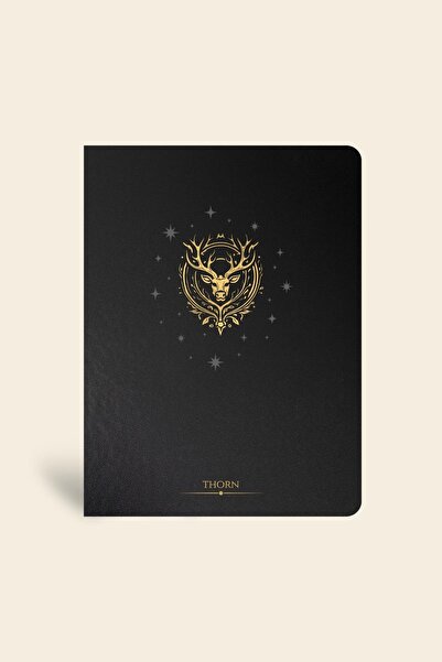 Le Color Wizard Hardcover Leather Notebook Lined Thorn 13X18 cm
