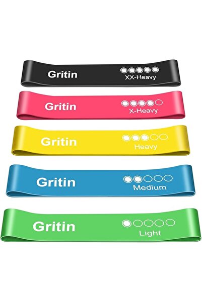 GENERAL Gretchen Resistance Bands, Set of 5 Resistance Bands for Fitness Exer...