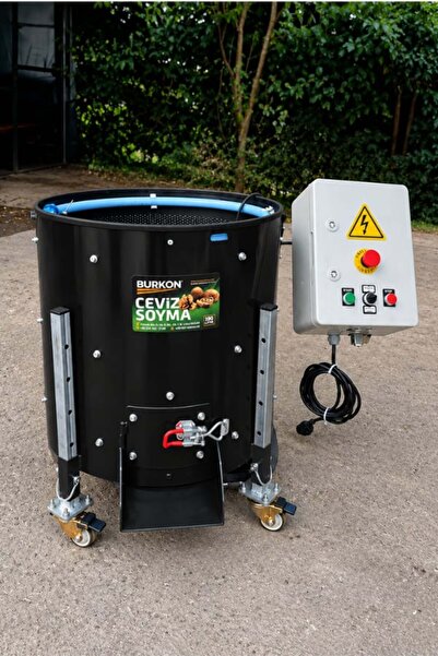 BURKON MAKINE Burkon 190 Litre Rendeli Devir Ayarlı Ceviz Soyma Makinesi 2026...