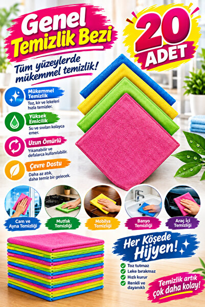 Mikrofiber Genel Temizlik Bezi