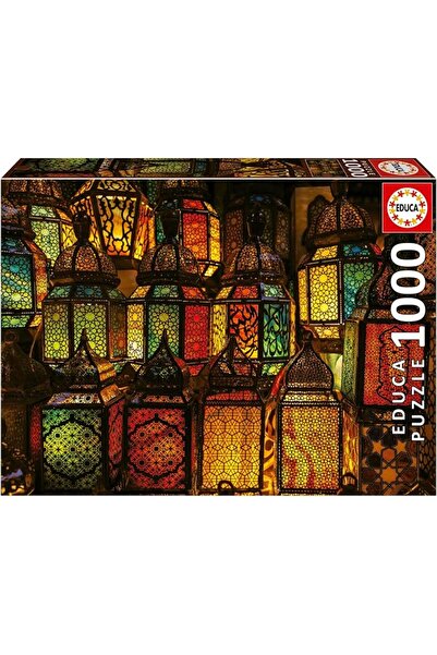 EDUCA - 1000 piece puzzle for adults | Collage of Lanterns. Measurements: 68 ...