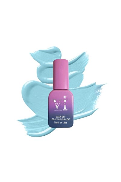 BEAUTY VI Ημιμόνιμο Βερνίκι Νυχιών Beauty VI-B2 15ml Ανοιχτό Μπλε Μωρουδίσιο